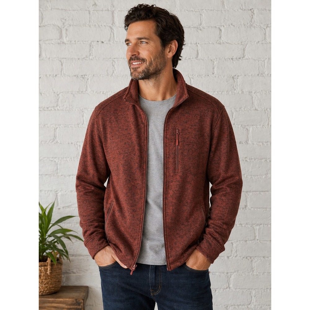 Ridgecut Mens Sweater Fleece Toughshield Jacket XL Water and Stain Repellant
